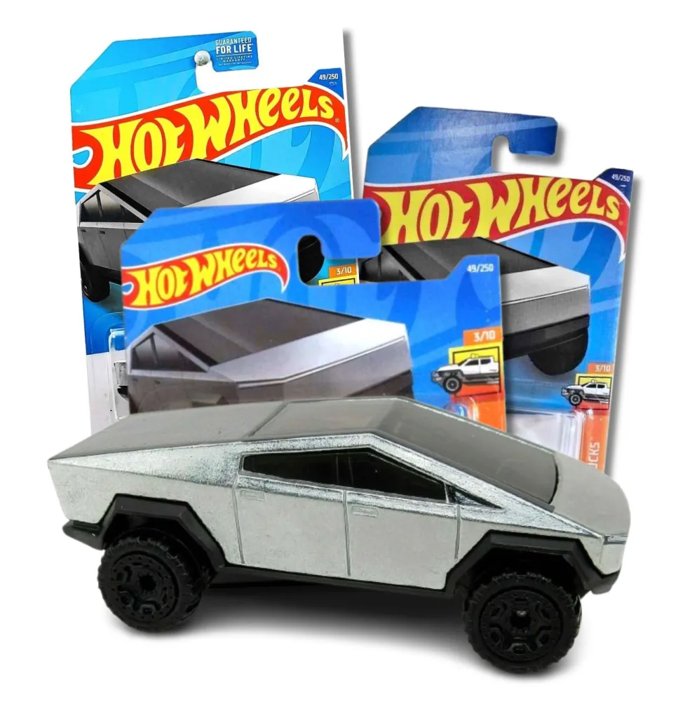 Collectible Tesla Cybertrucks from Hot Wheels, Mattel and Beyond