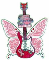 50th Anniversary Pinktober Butterfly Guitar (Clone)
