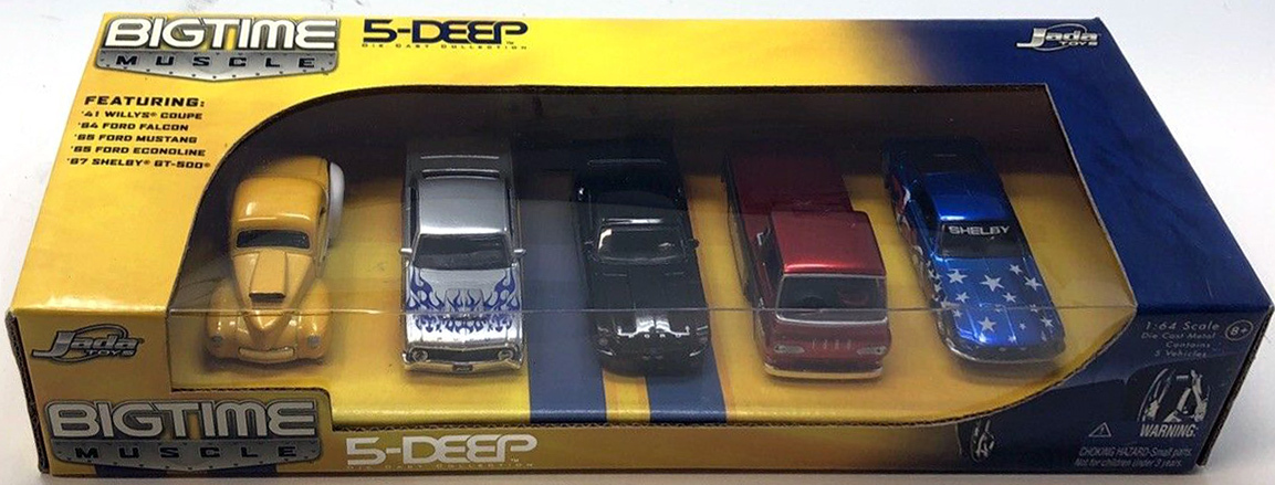 Bigtime Muscle 5-Deep | Model Vehicle Sets | hobbyDB