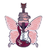 50th Anniversary Pinktober Butterfly Guitar (Clone)