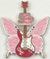 50th Anniversary Pinktober Butterfly Guitar (Clone)