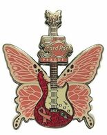 50th Anniversary Pinktober Butterfly Guitar (Clone)