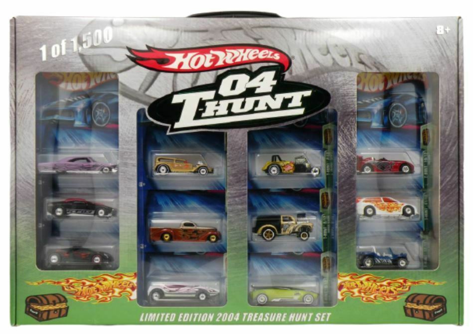 Details about   HOT WHEELS MINT ON CARD 2004 TREASURE HUNT SERIES DOUBLE DEMON W/ REAL RIDERS ! 