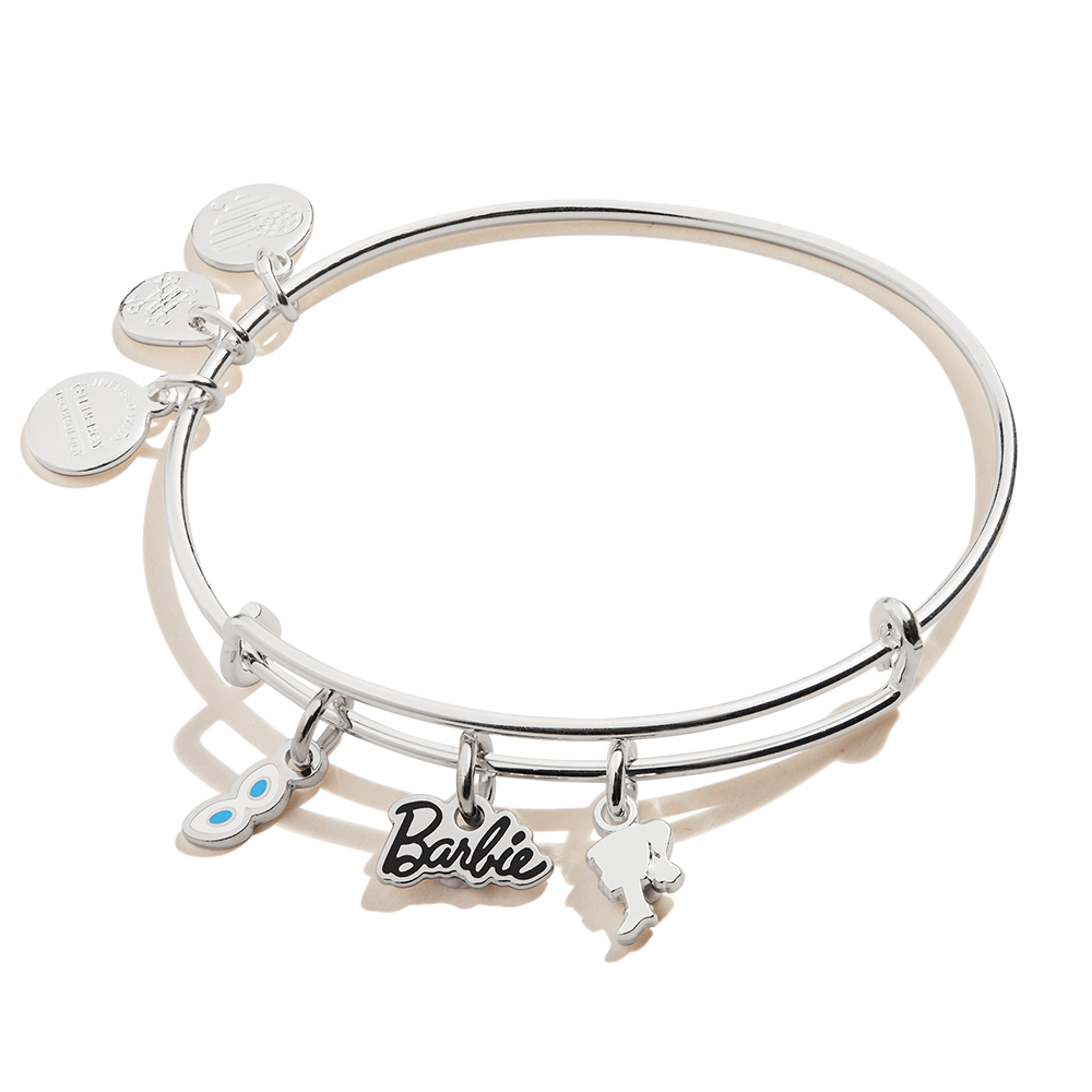 Alex And Ani Barbie Trio Charm Bangle Whatever Else hobbyDB