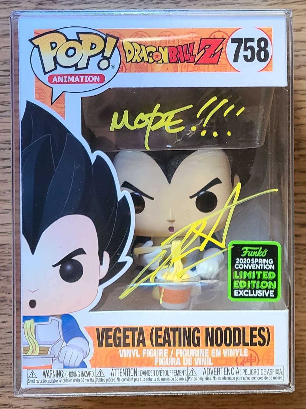 vegeta eating noodles pop price