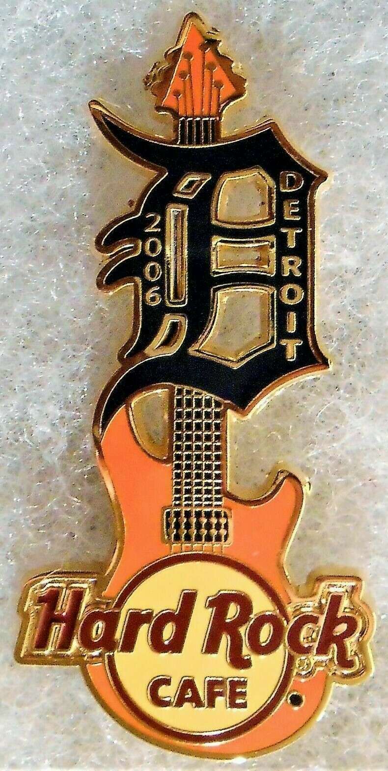 Old English D Guitar Gold Pins and Badges hobbyDB