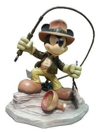 Disney Parks Mickey Mouse Indiana Jones Big Fig | Statues and