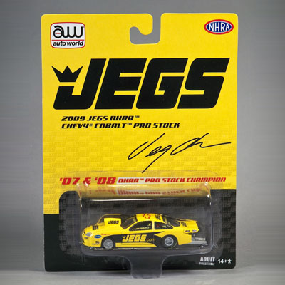 2009 JEGS NHRA Chevy Cobalt Pro Stock Model Racing Cars hobbyDB
