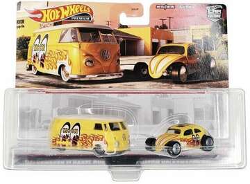 Volkswagen T1 Panel Bus and Custom Volkswagen Beetle Model Vehicle Sets hobbyDB