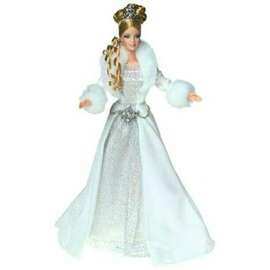 2003 Holiday Visions Winter Fantasy Barbie Dolls hobbyDB