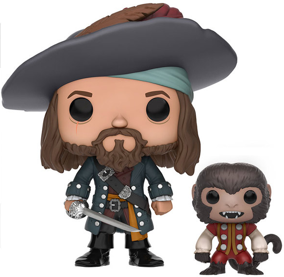 Barbossa with monkey funko pop clearance