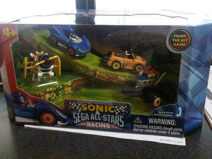 Sonic sega all outlet stars racing toys