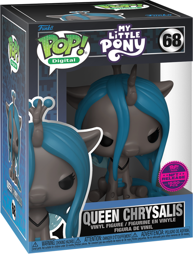Funko Pop! Digital #68 My Little Pony Queen Chrysalis Legendary LE 1550 In  Hand!