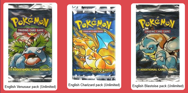 Unlimited Base Set Booster Pack | Collector Card Packs and