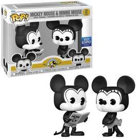 80´s MICKEY MOUSE & MINNIE MOUSE 黒人ミッキー メンズ