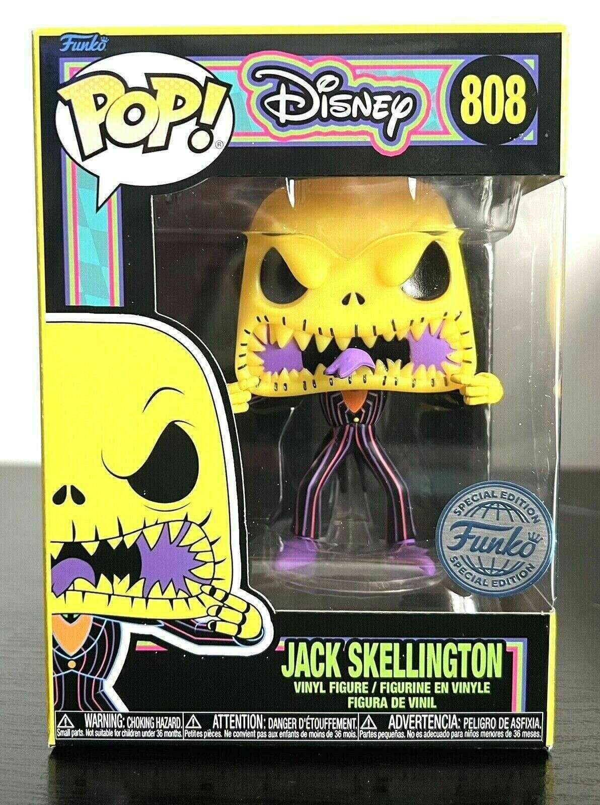 Disney Funko Pop: Jack Skellington Scary Face #808