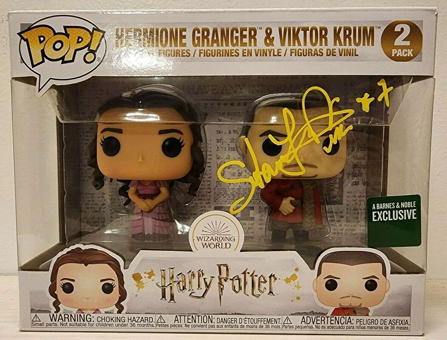 Hermione Granger & Viktor Krum Funko Pop! Harry Potter Vinyl Figure 2Pack  Exclusive