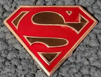 Superman belt buckle discount