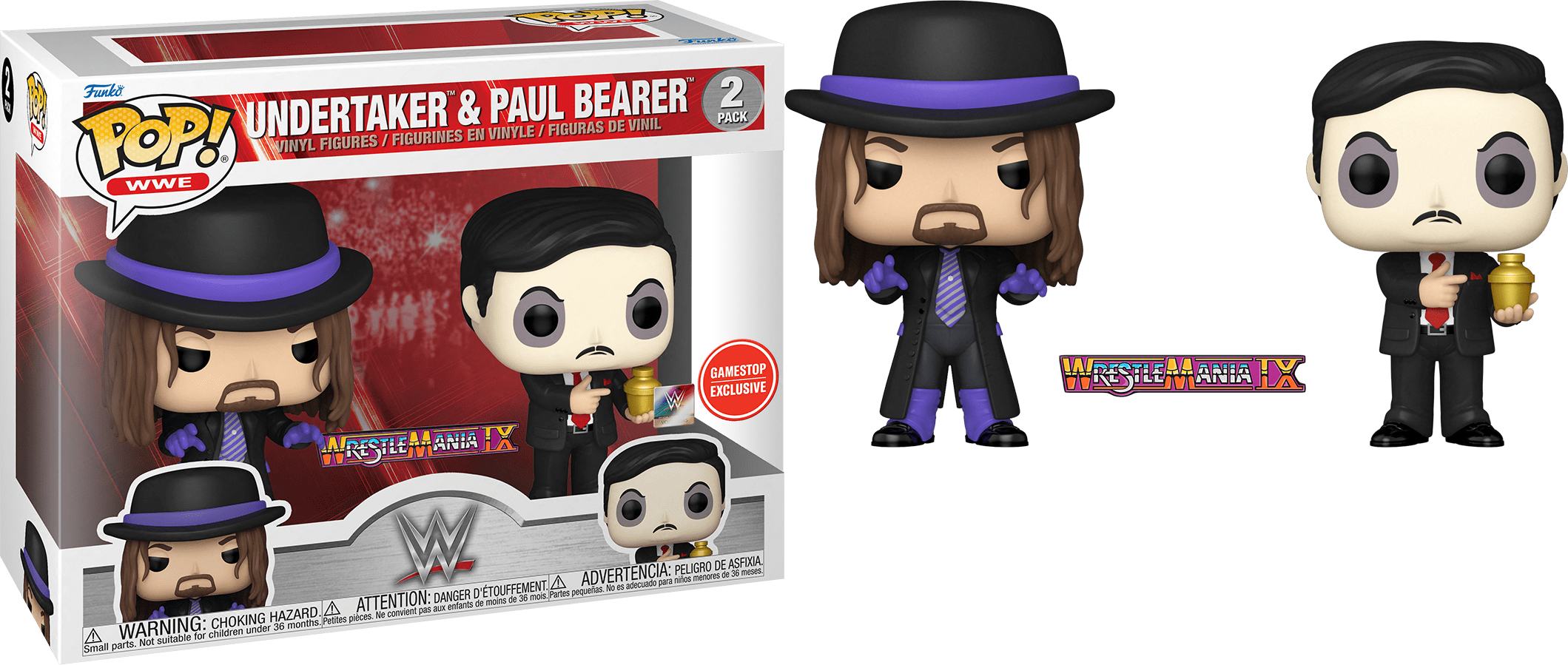 Undertaker and Paul Bearer Vinyl Art Toys hobbyDB