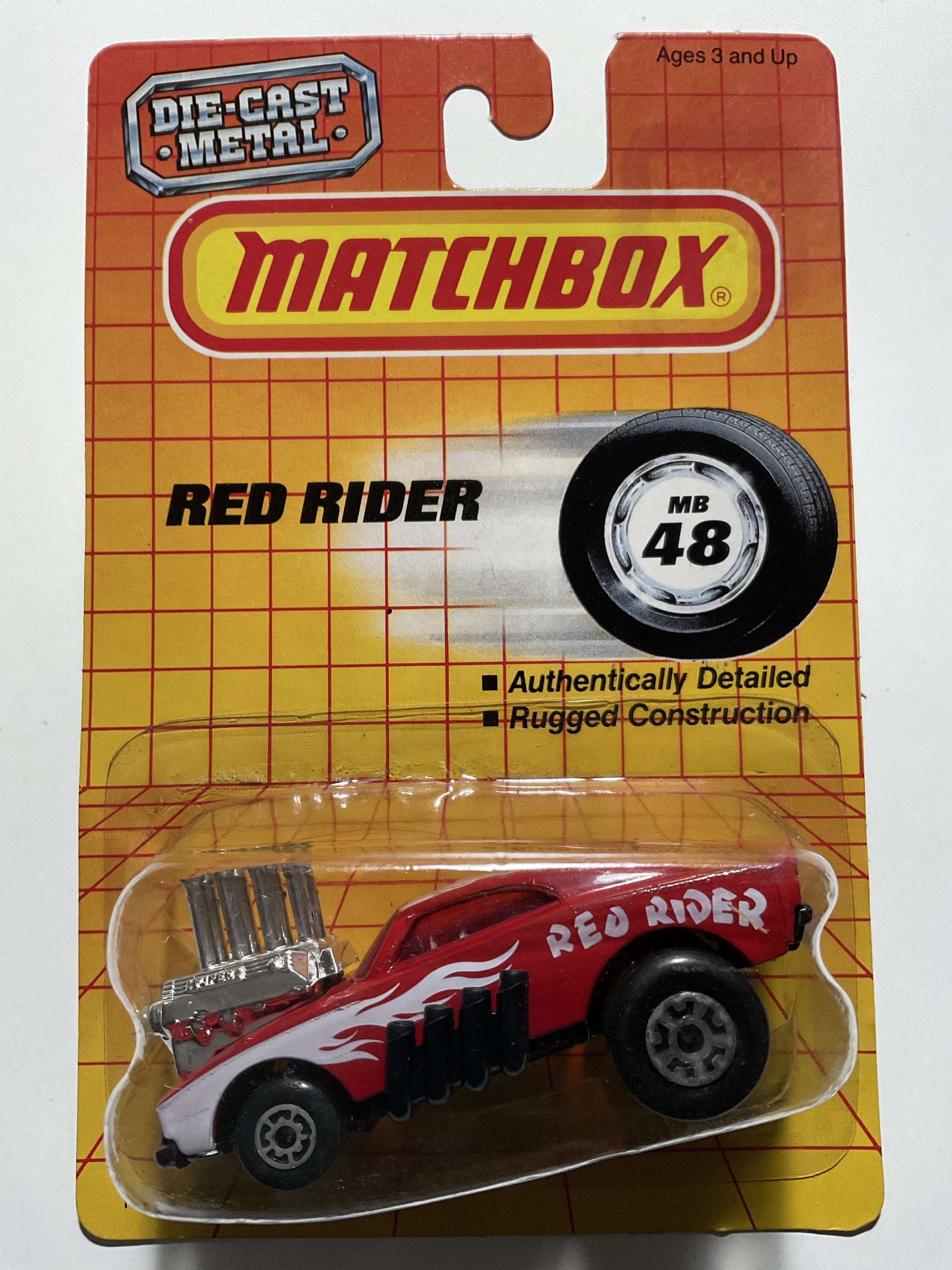Red rider matchbox car new arrivals