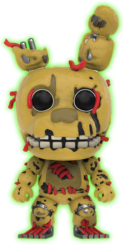 Funko POP Five Nights at Freddys Glow in Dark Springtrap 110 FNAF Gamestop  GITD