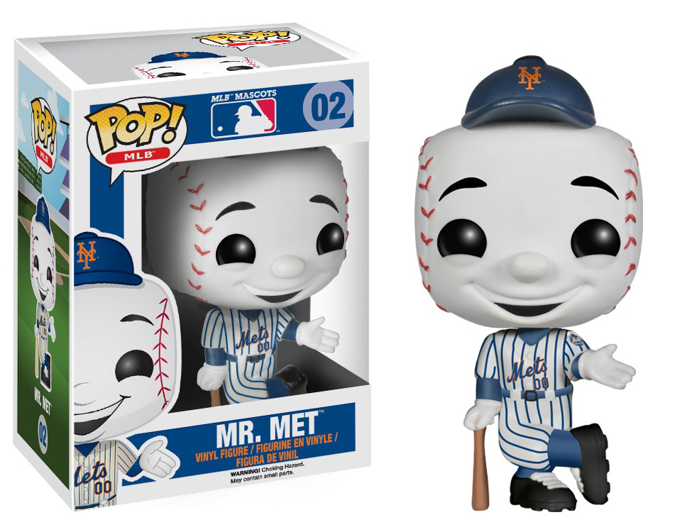 New York Mets Mascot Mr. Met Funko Pop In Blue Jersey!!! MLB Funko