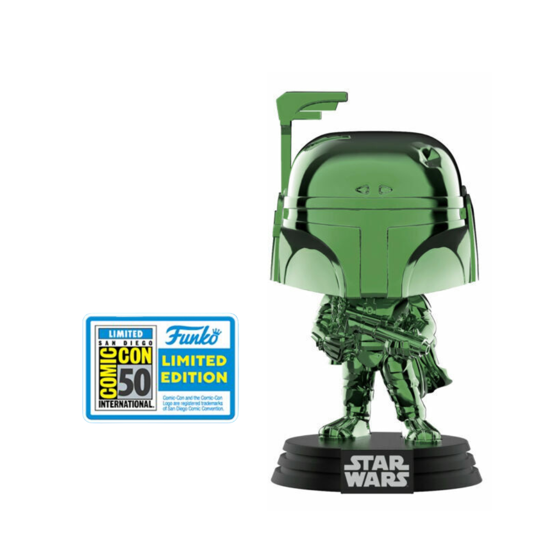 Green chrome boba fett pop 2025