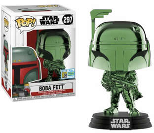 Funko pop blue chrome boba outlet fett