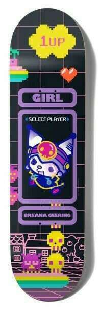 Girl x Sanrio Geering Kuromi Kawaii Arcade Deck | Sports