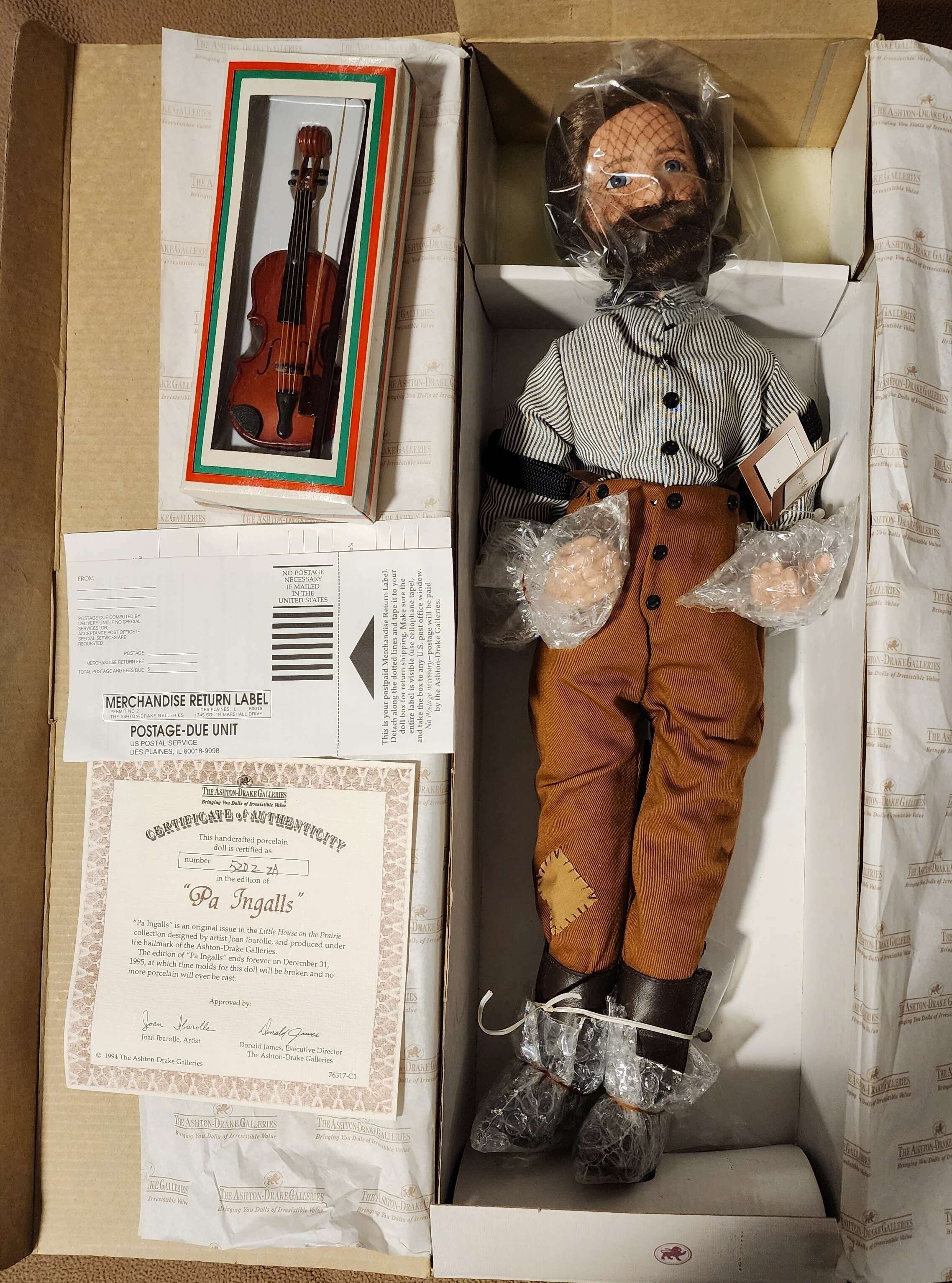 Pa Ingalls Dolls hobbyDB