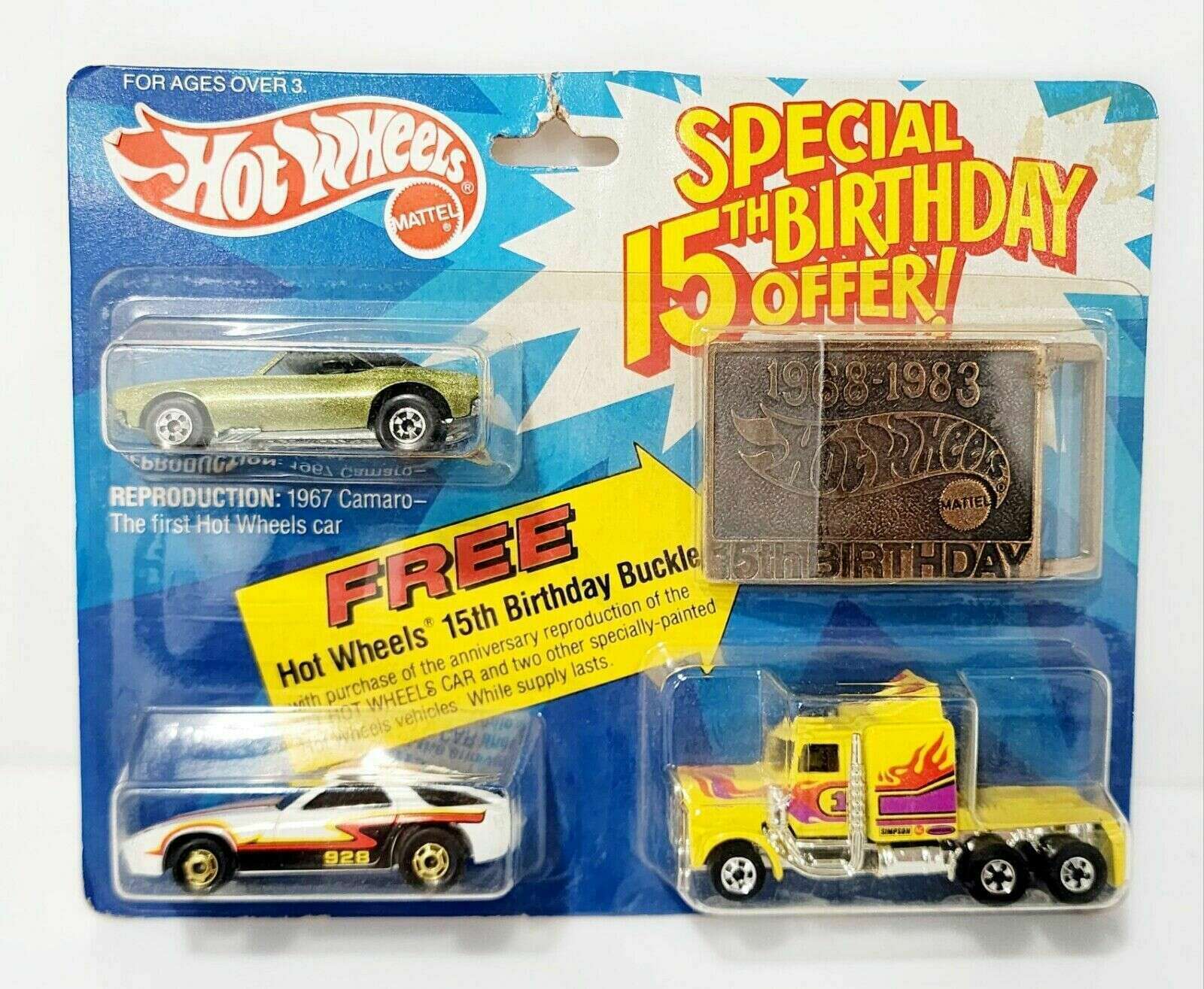 Special 15th Birthday Offer Model Vehicle Sets Hot Wheels