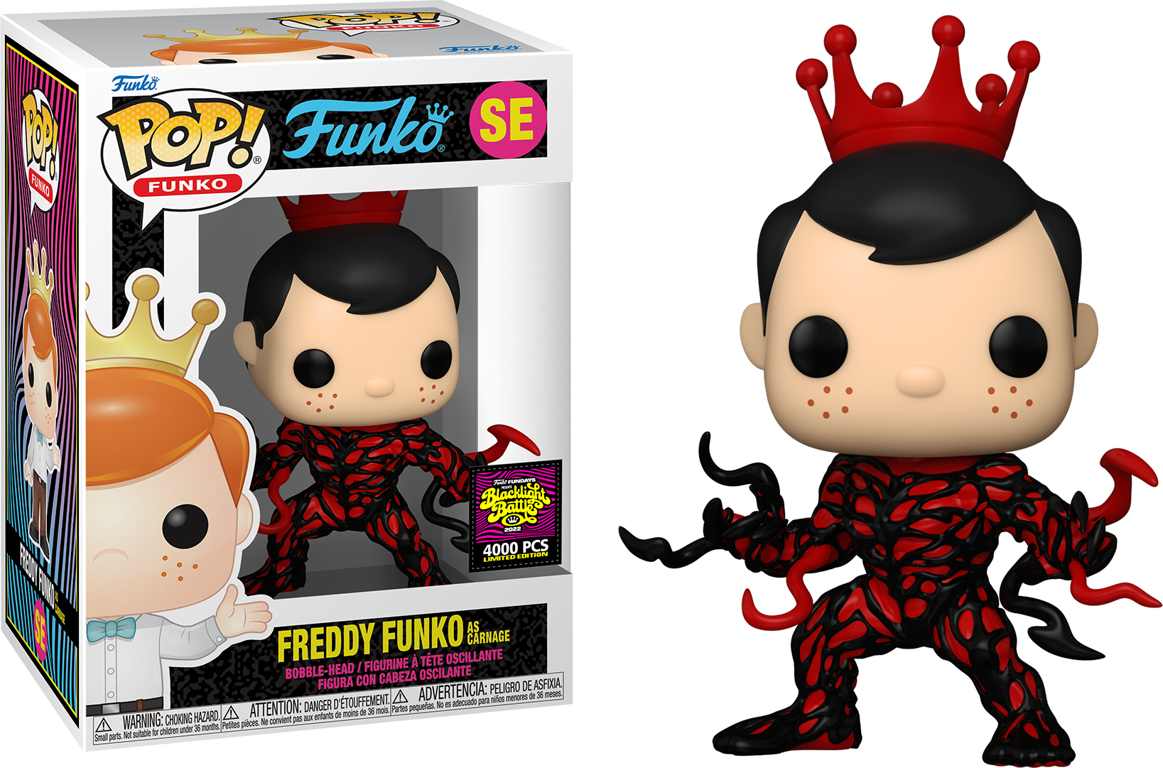 Freddy Funko As Carnage | Vinyl Art Toys | hobbyDB
