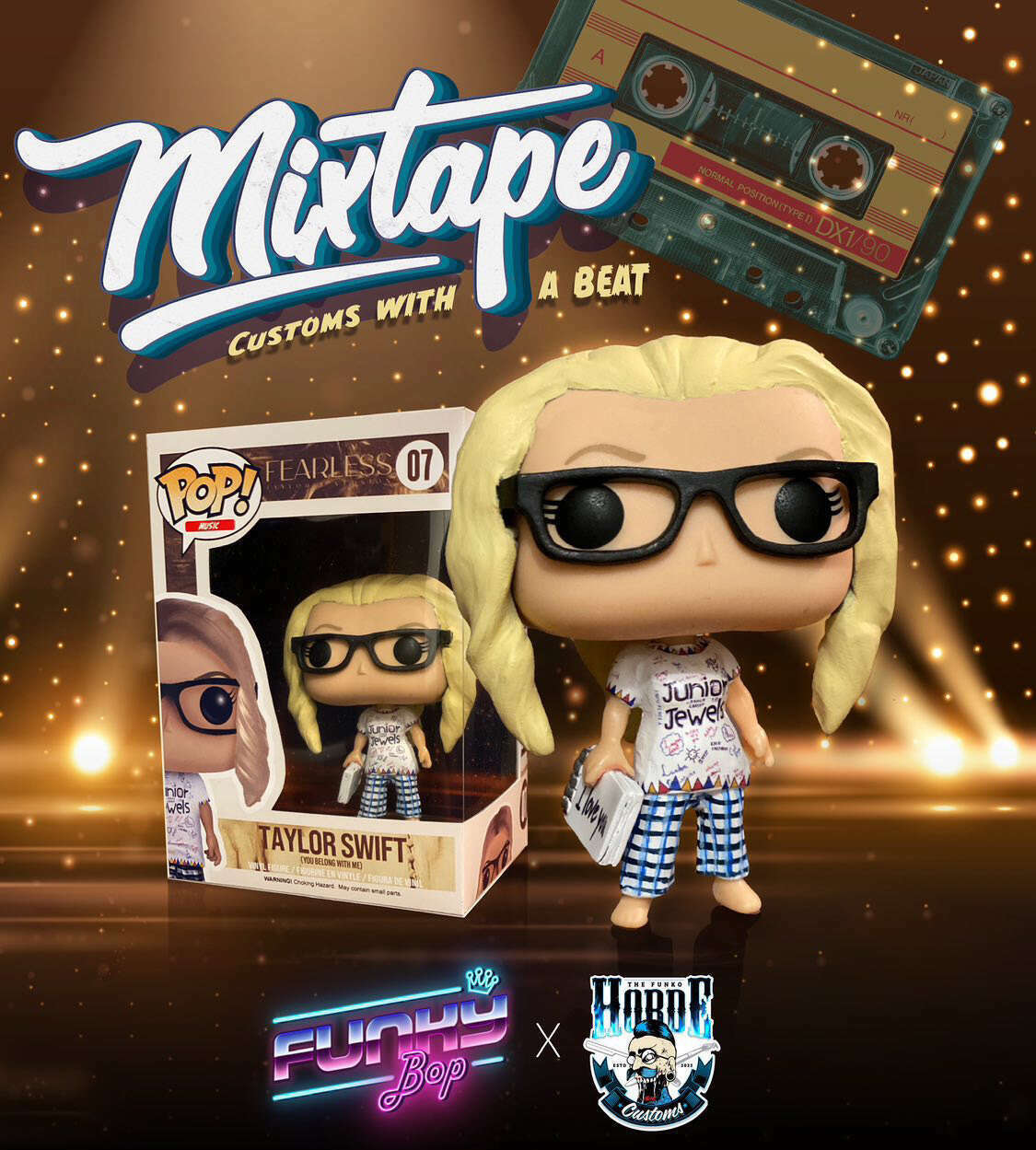 Made a custom fearless pop to add to my taylor swift pop