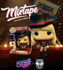 Taylor Swift (Red) (1 PCS LE) Funky Bop X Funko Horde Exclusive, Art Toys