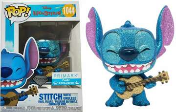 Stitch figure type alarm clock ukulele clock : Real Yahoo auction