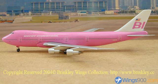 Braniff International B 747-100 | Model Aircraft | hobbyDB