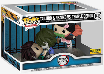 Tanjiro and Nezuko Vs. Temple Demon | Art Toys | hobbyDB