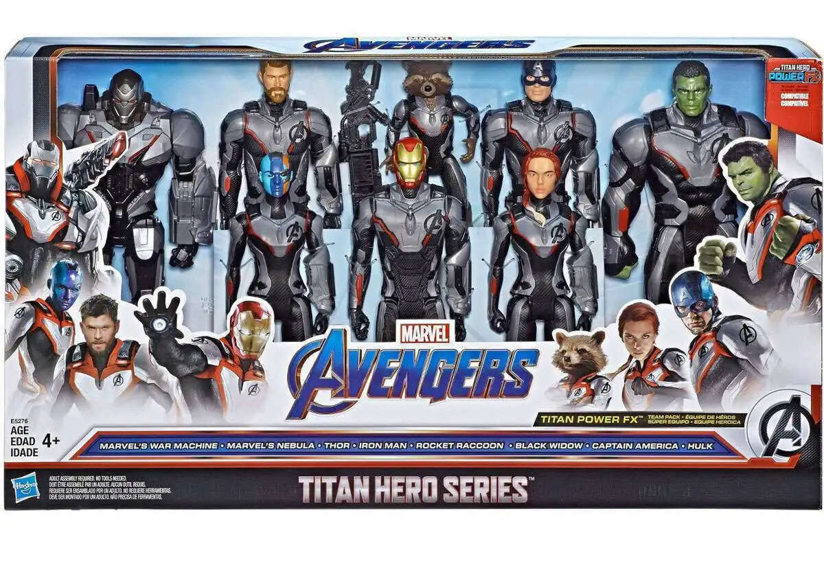 Marvel Avengers Endgame Titan Hero Series Power FX Action Figure 8Pack