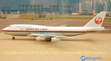 JAL's 100th Boeing 747-400 Japan Airlines Registration