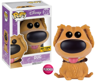 Funko Pop! Disney 201 Pixar Up Flocked Dug Hot Topic Exclusive Vinyl Figure  - We-R-Toys