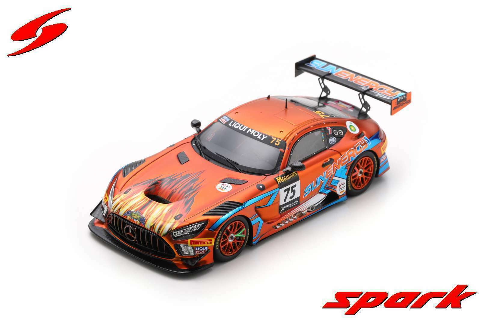ミニカー　1/43 Mercedes-AMG GT3 #75 SunEnergy 1 Racing Winner Bathurst 12H 2022 L. Stolz - J. Gounon - K. Habul - M. Konrad [AS060] Mercedes-AMG GT3 No.75 SunEnergy 1 Racing Winner Bathurst
