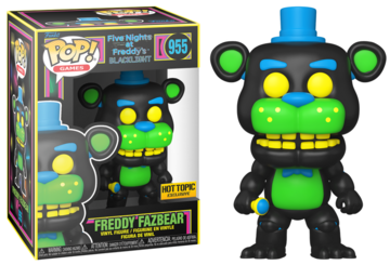 Funko Pop Games #955 - Five Nights at Freddy's - Freddy Fazbear (Blacklight  Exclusive) 