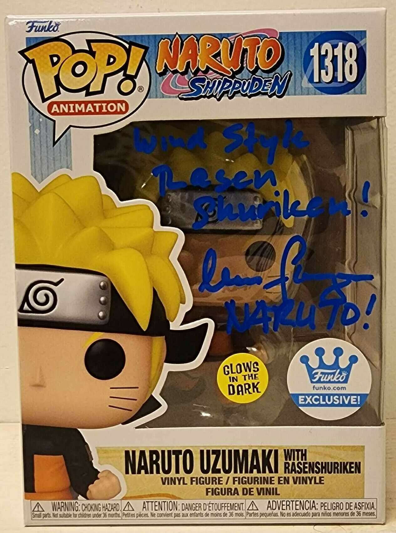 Funko Pop! Naruto Uzumaki with Rasengan (Glow) Naruto Shippuden  889698609265