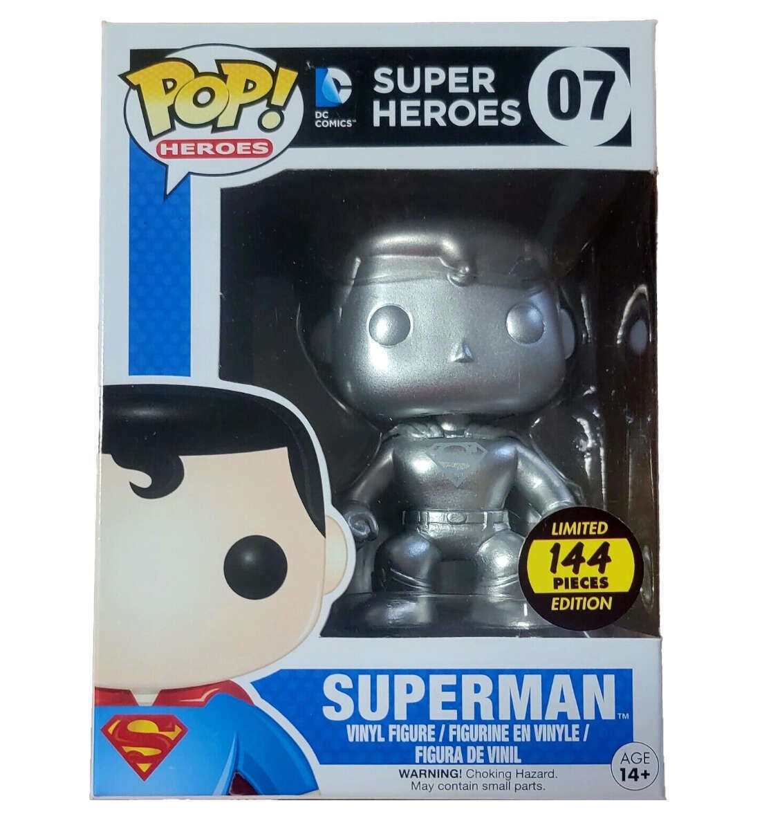 Silver superman funko pop best sale