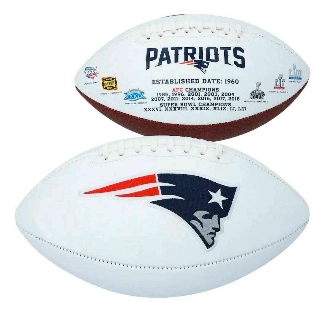 New England Patrots Soft Football - Set Of Three