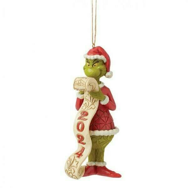 2024 Grinch Hanging Ornament Statues and Busts hobbyDB