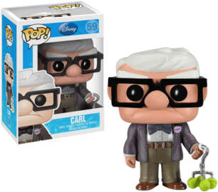 Funko POP Disney UP Ellie And Carl Exclusive Figure Clear