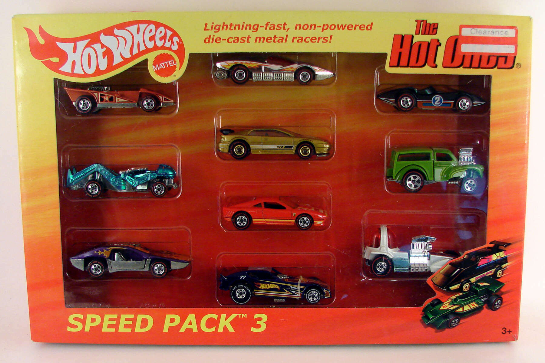 【史上最も激安】 Speed Ones Hot The ホットウィール Pack 付き添う 3 ミニカー