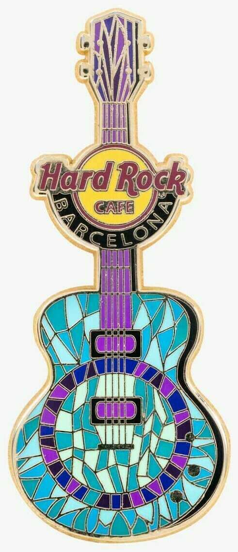 Mosaic Guitar | Pins and Badges | hobbyDB