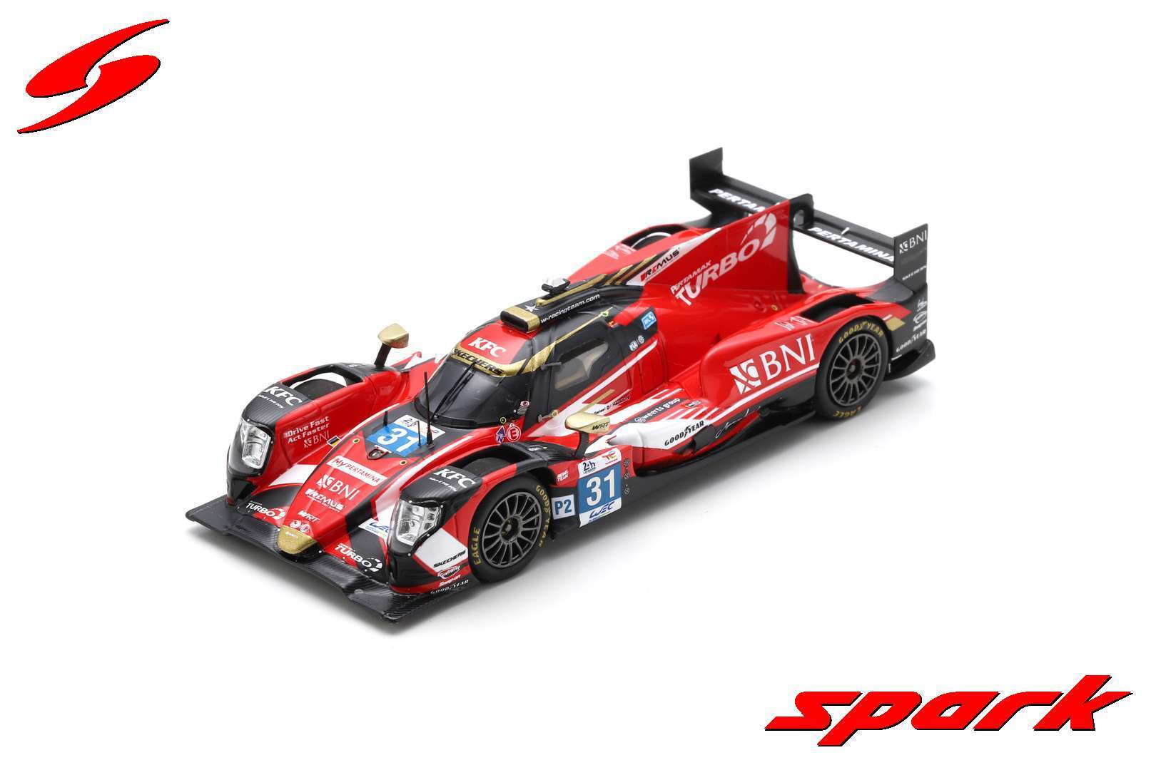 ミニカー　1/18 Oreca 07 - Gibson #31 WRT 24H Le Mans 2022 S. Gelael - R. Frijns - R. Rast [18S810] SPARK,ORECA 07 - Gibson #31 WRT 24H Le Mans 2022 S.GELAEL-R